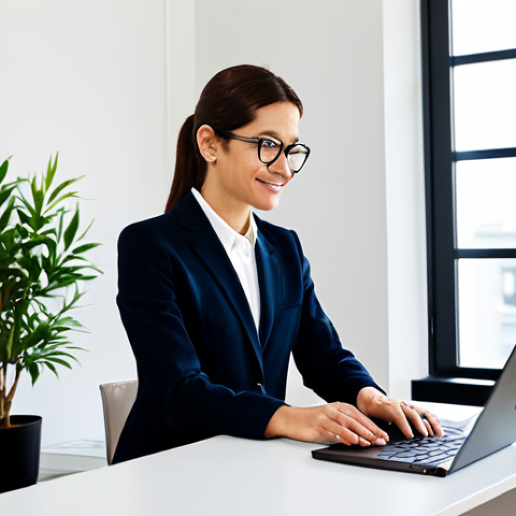 원격근무의 장단점 생산성 측면에서의 분석 - Dedicated Workspace**
"A professional working from home in a bright, modern dedicated workspace. Sh...